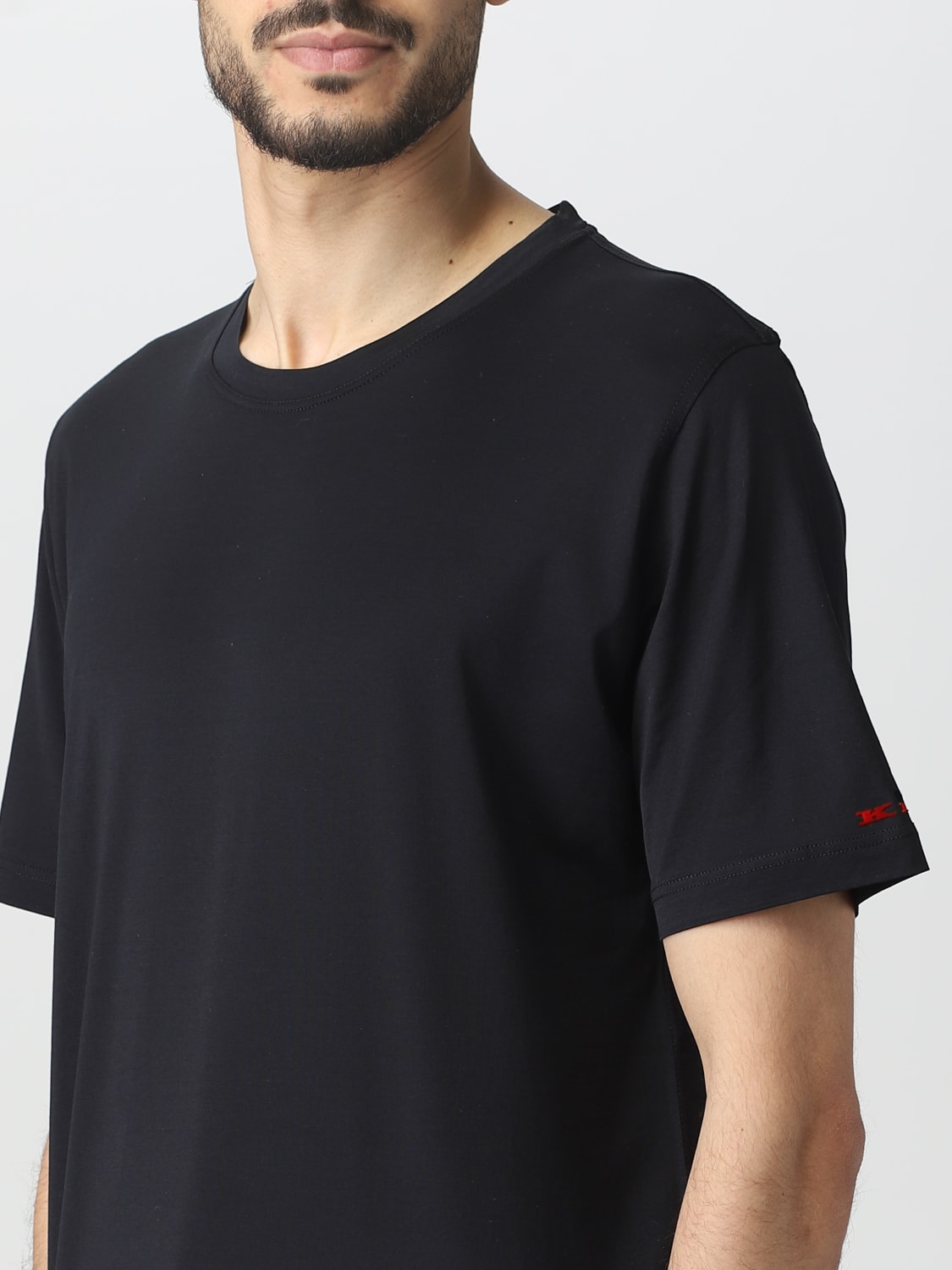 Tシャツ Kiton: Tシャツ Kiton メンズ ブラック 2
