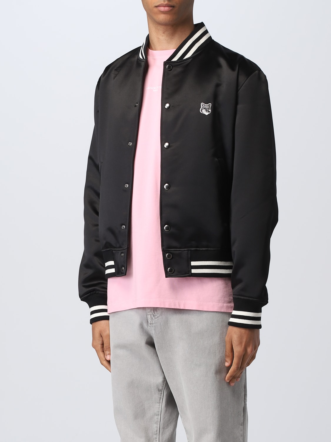 MAISON KITSUNÉ: jacket for man - Black | Maison Kitsuné jacket