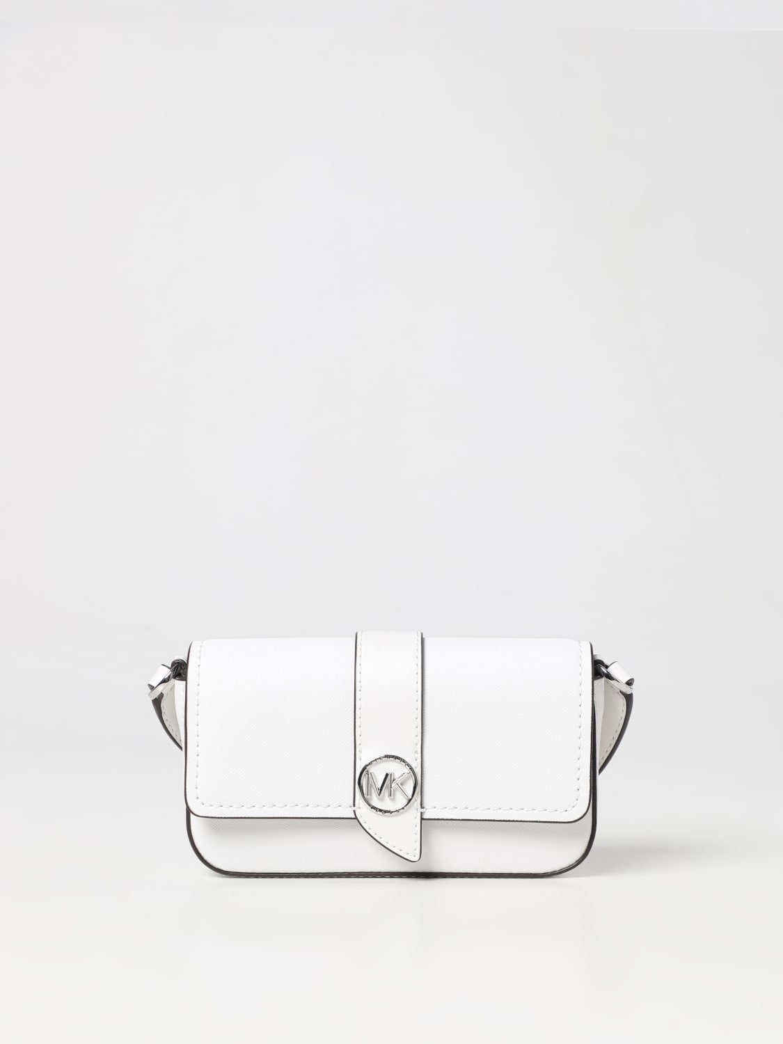 Michael Kors Outlet: Michael Greenwich bag in leather - Leather
