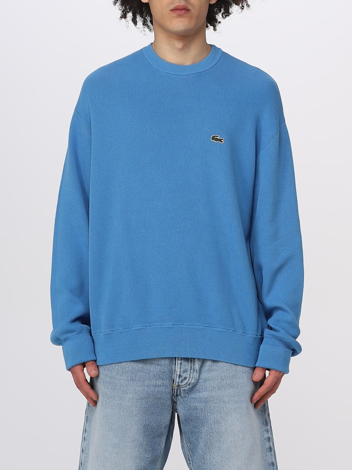Fiasko Æble Fitness LACOSTE: sweater for man - Turquoise | Lacoste sweater AH6882 online on  GIGLIO.COM