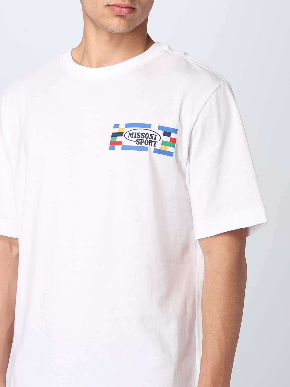 ミッソーニ メンズ Tシャツ トップス T-shirt White