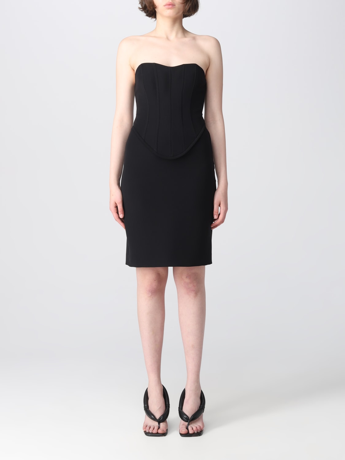 Платье Boutique Moschino: Платье Boutique Moschino для нее черный 2