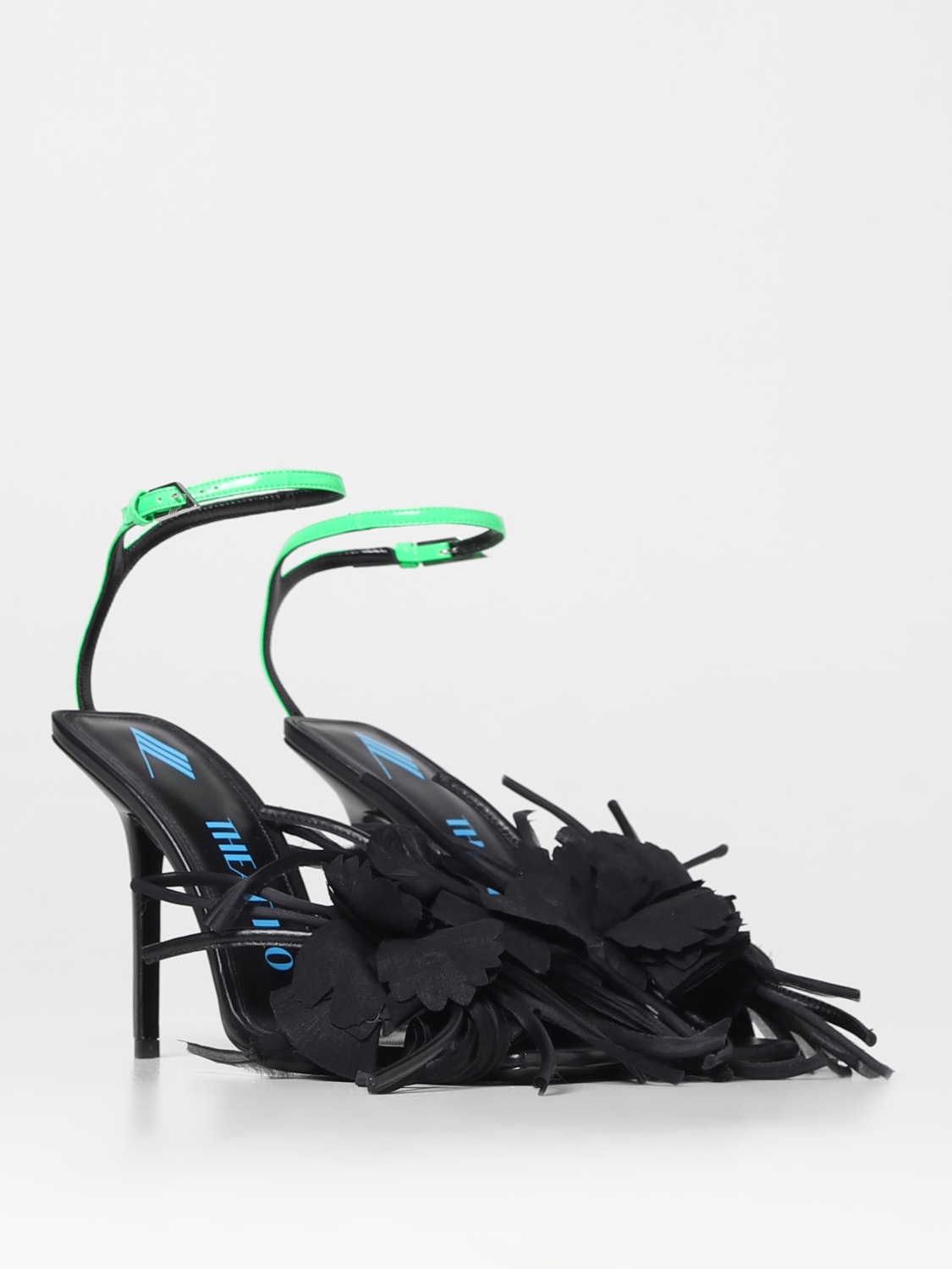 THE ATTICO: heeled sandals for woman - Black | The Attico heeled ...