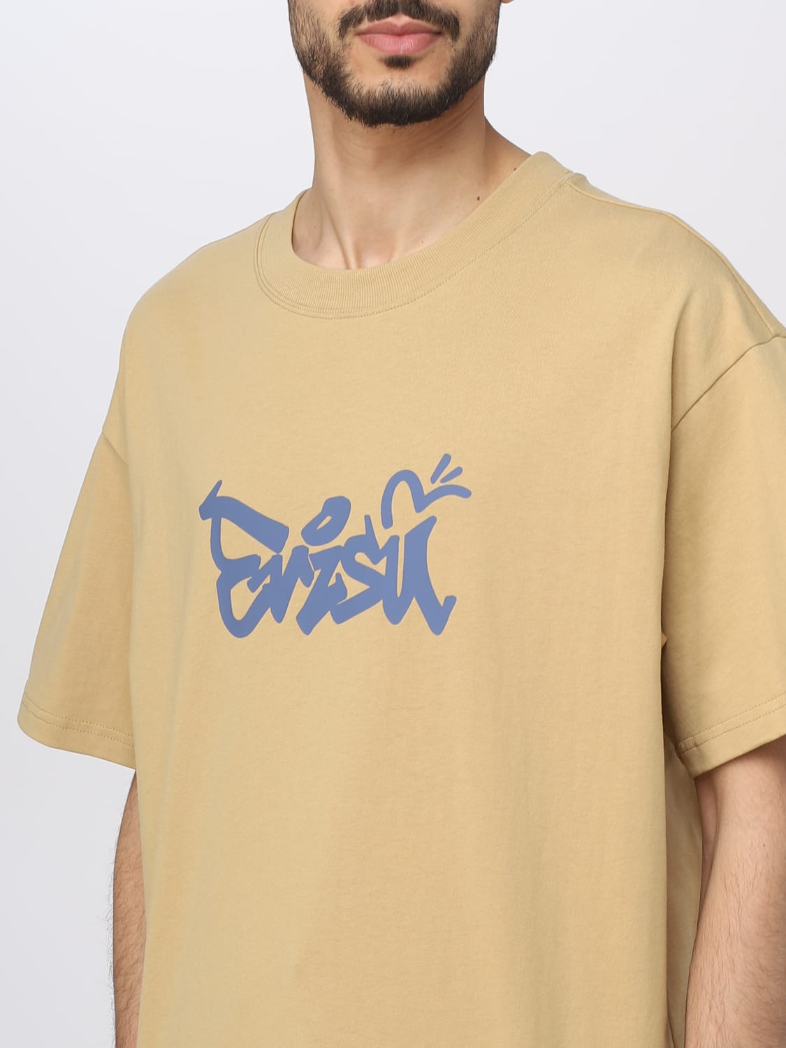 EVISU：Tシャツ メンズ - ベージュ | GIGLIO.COMオンラインのEvisu T