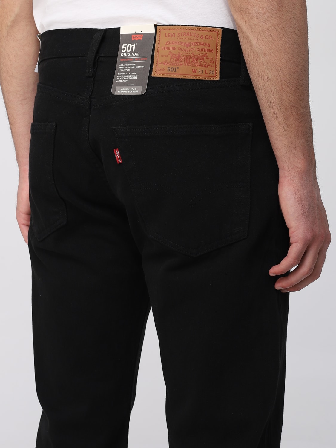 LEVI'S: jeans for man - Black | Levi's jeans 005010165 online at GIGLIO.COM