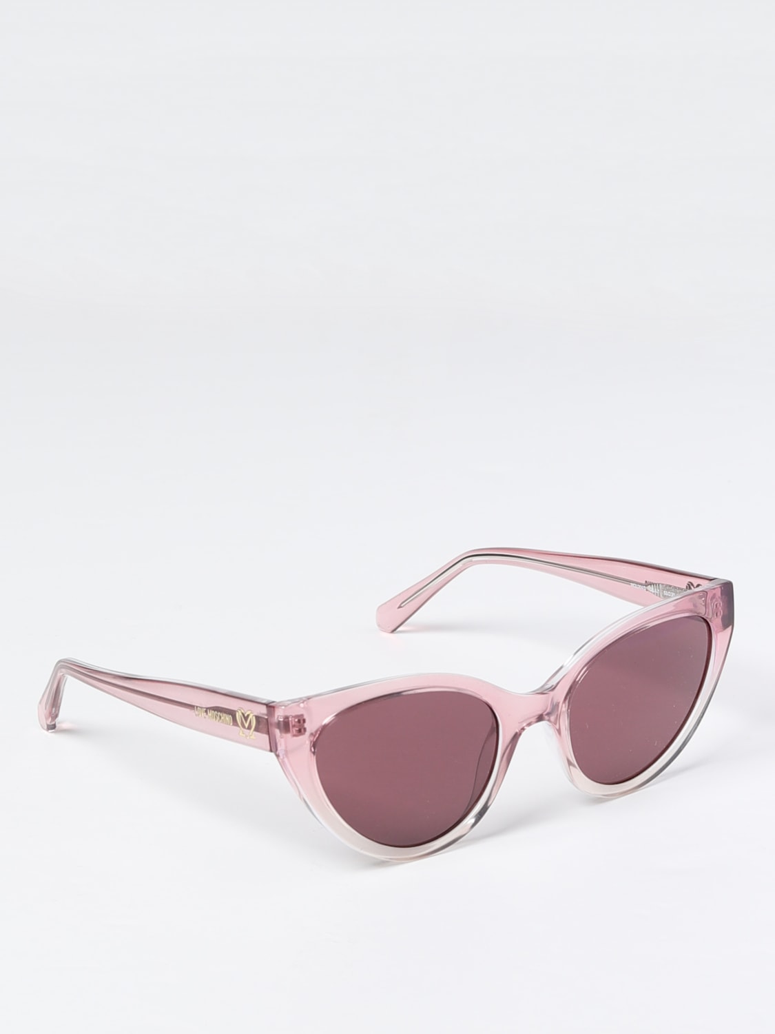 LOVE MOSCHINO: sunglasses for woman - Pink | Love Moschino sunglasses ...