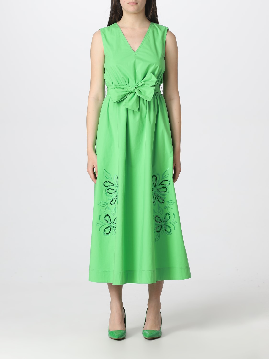 Платье Boutique Moschino: Платье Boutique Moschino для нее зеленый 2