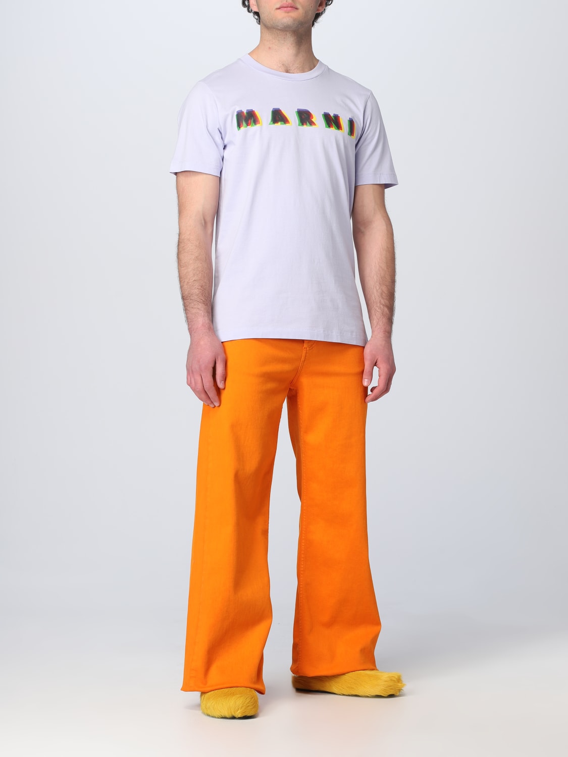 MARNI：パンツ メンズ - オレンジ | GIGLIO.COMオンラインのMarni 
