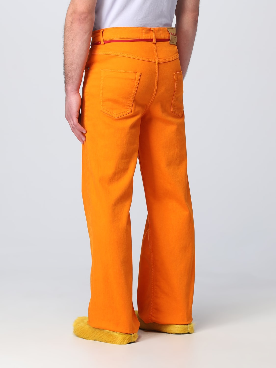 MARNI：パンツ メンズ - オレンジ | GIGLIO.COMオンラインのMarni 