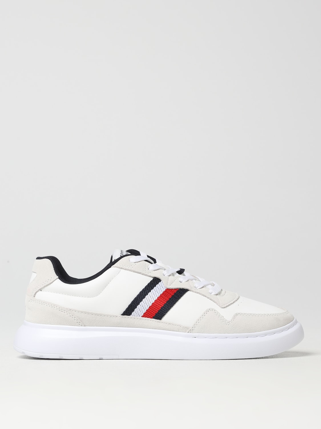 TOMMY HILFIGER: sneakers for man - White | Tommy Hilfiger sneakers FM0FM04427 online GIGLIO.COM