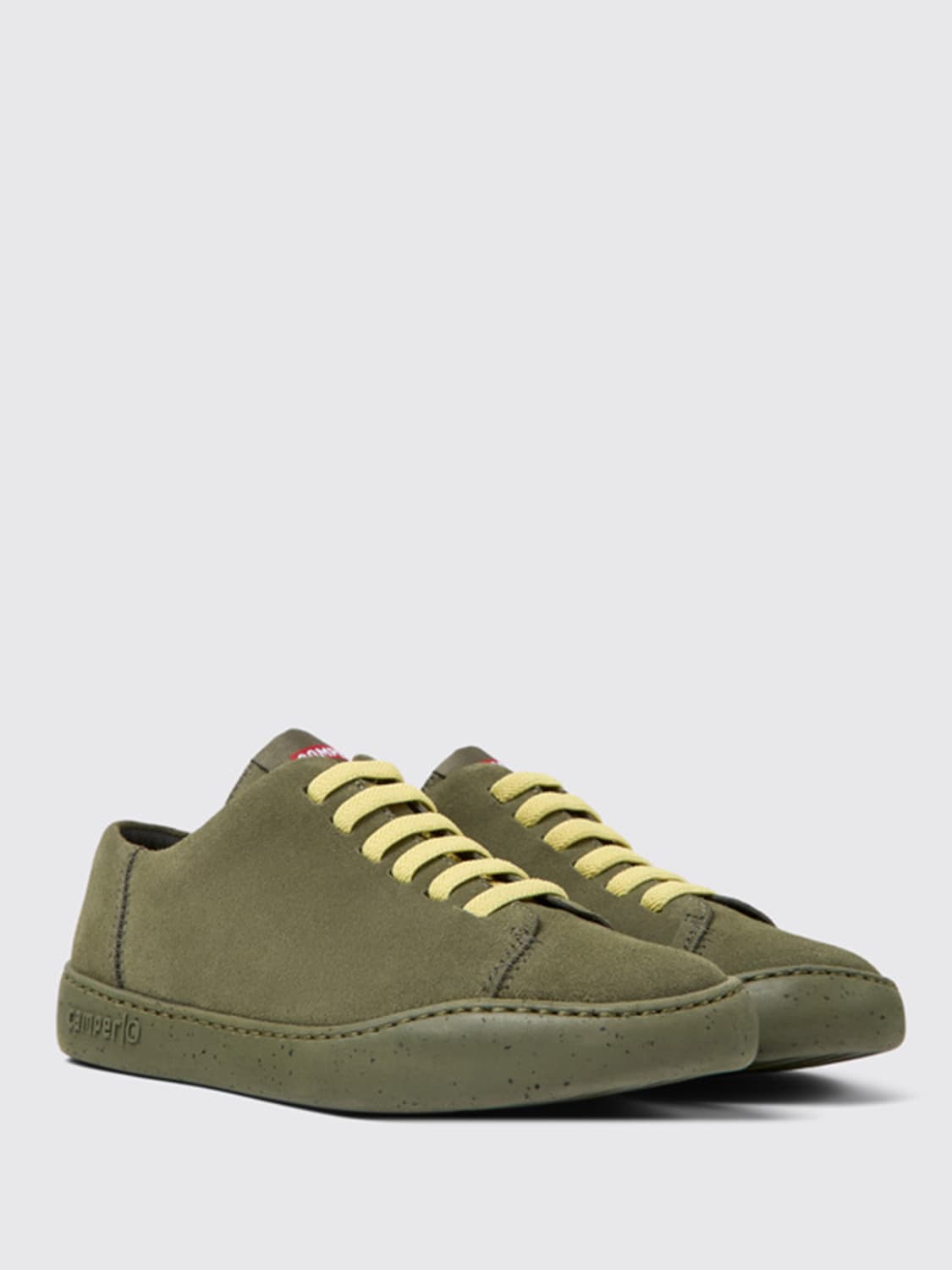CAMPER: Peu Touring sneakers in leather - Green | Camper sneakers ...