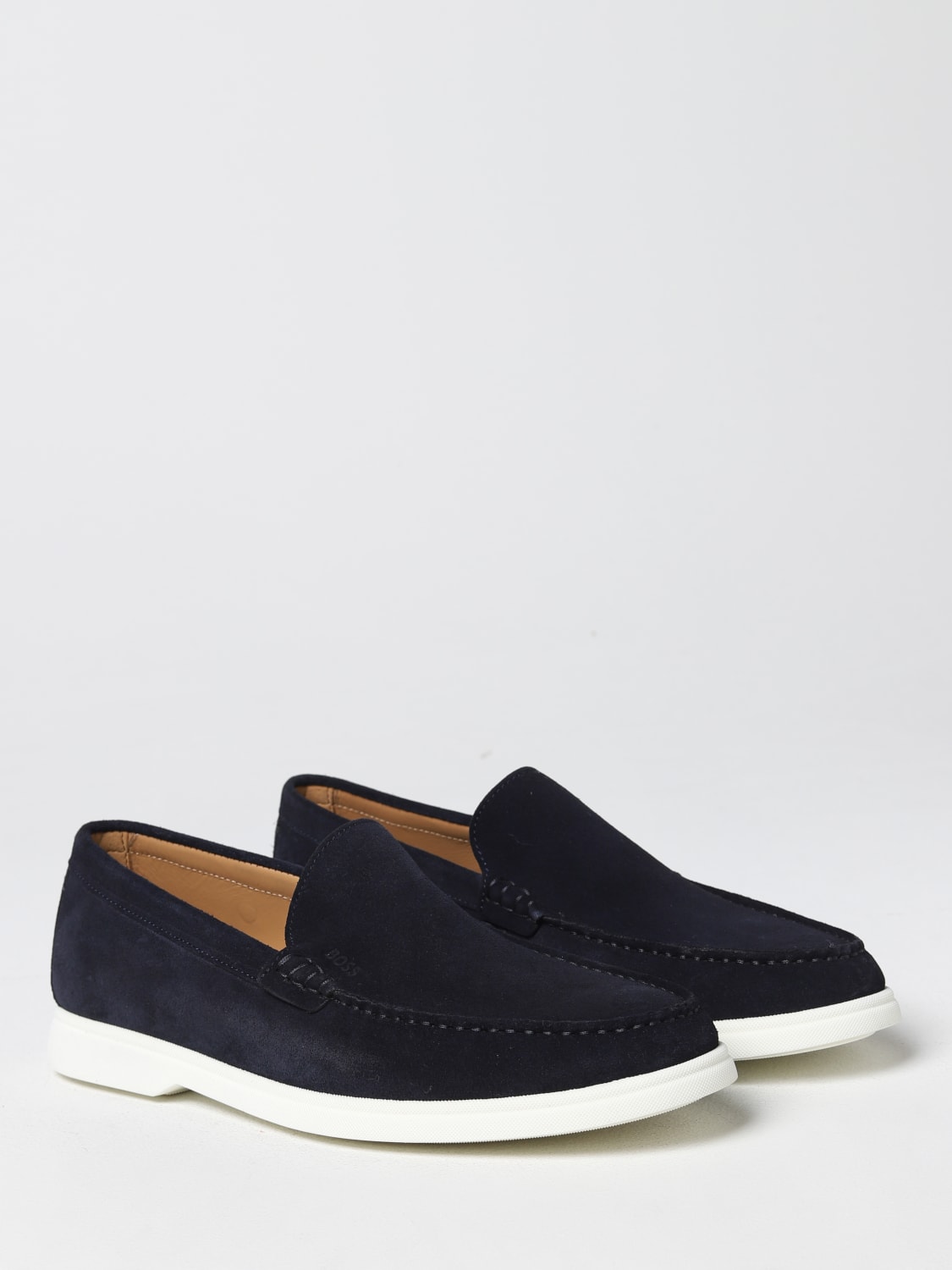 træfning Dele Indlejre BOSS: loafers for man - Blue | Boss loafers 50492969 online on GIGLIO.COM