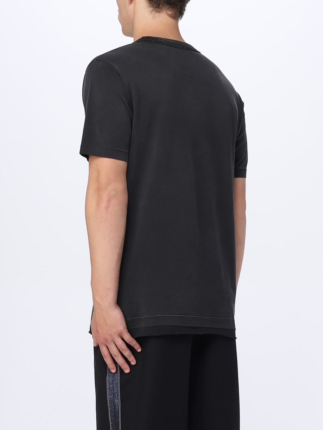 OFF-WHITE: cotton T-shirt - Black | Off-White t-shirt OMAA156S23JER001 ...