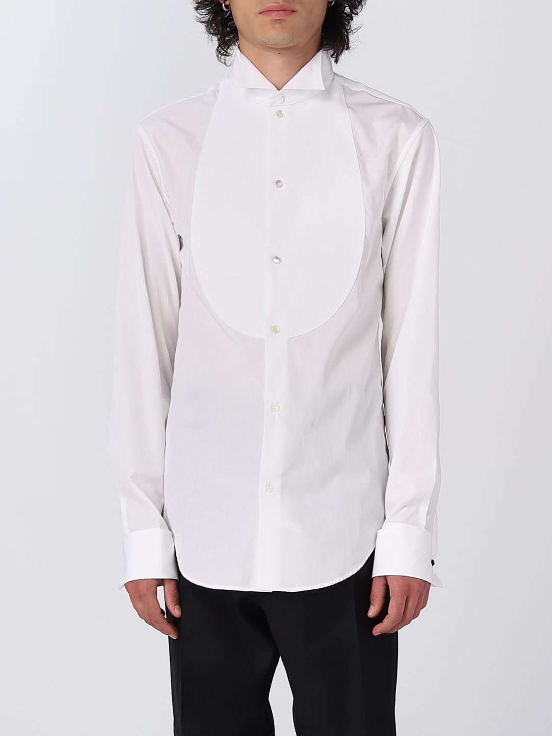 EMPORIO ARMANI: Рубашка для него - Белый