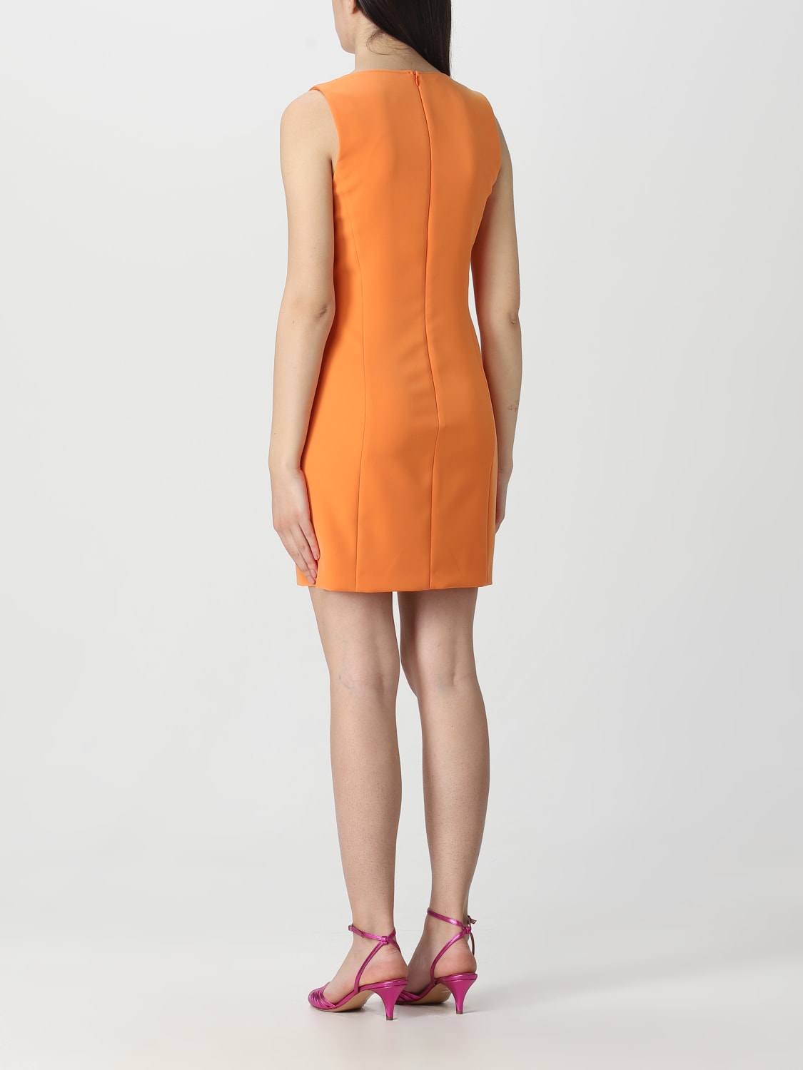 Платье Boutique Moschino: Платье Boutique Moschino для нее оранжевый 2