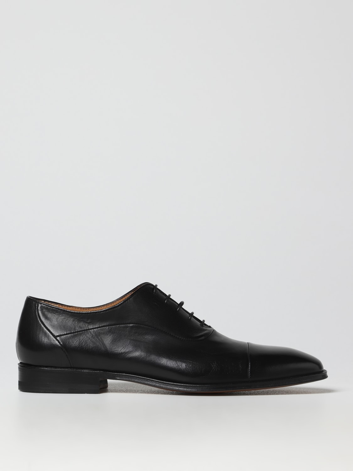 MORESCHI: brogue shoes for man - Black | Moreschi brogue shoes ...