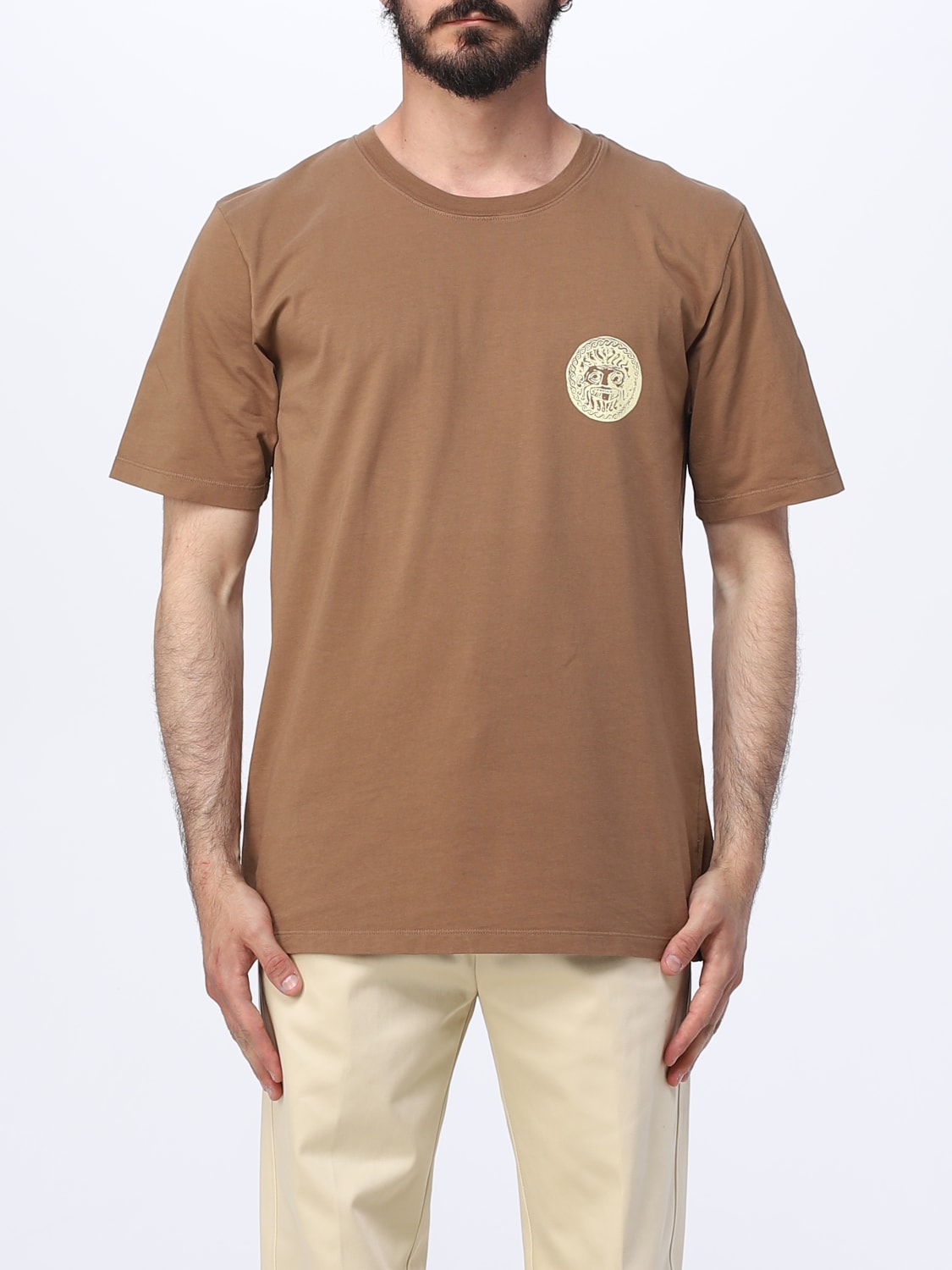 PAURA: t-shirt for man - Brown | Paura 09DP10010101725 online GIGLIO.COM