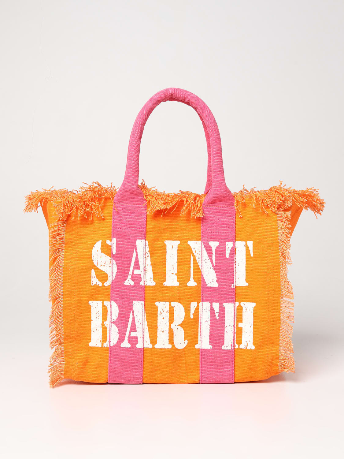 MC2 SAINT BARTH: handbag for woman - Orange | Mc2 Saint Barth handbag ...