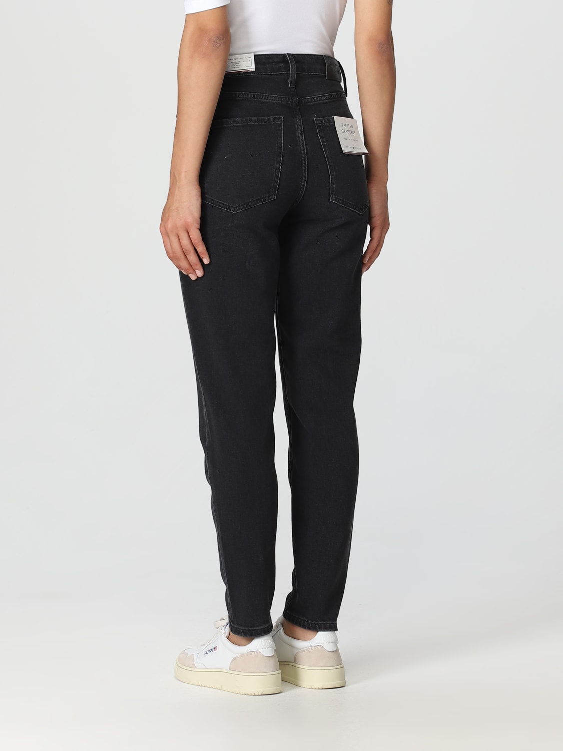 TOMMY HILFIGER: jeans for woman - Black | Tommy Hilfiger online on GIGLIO.COM