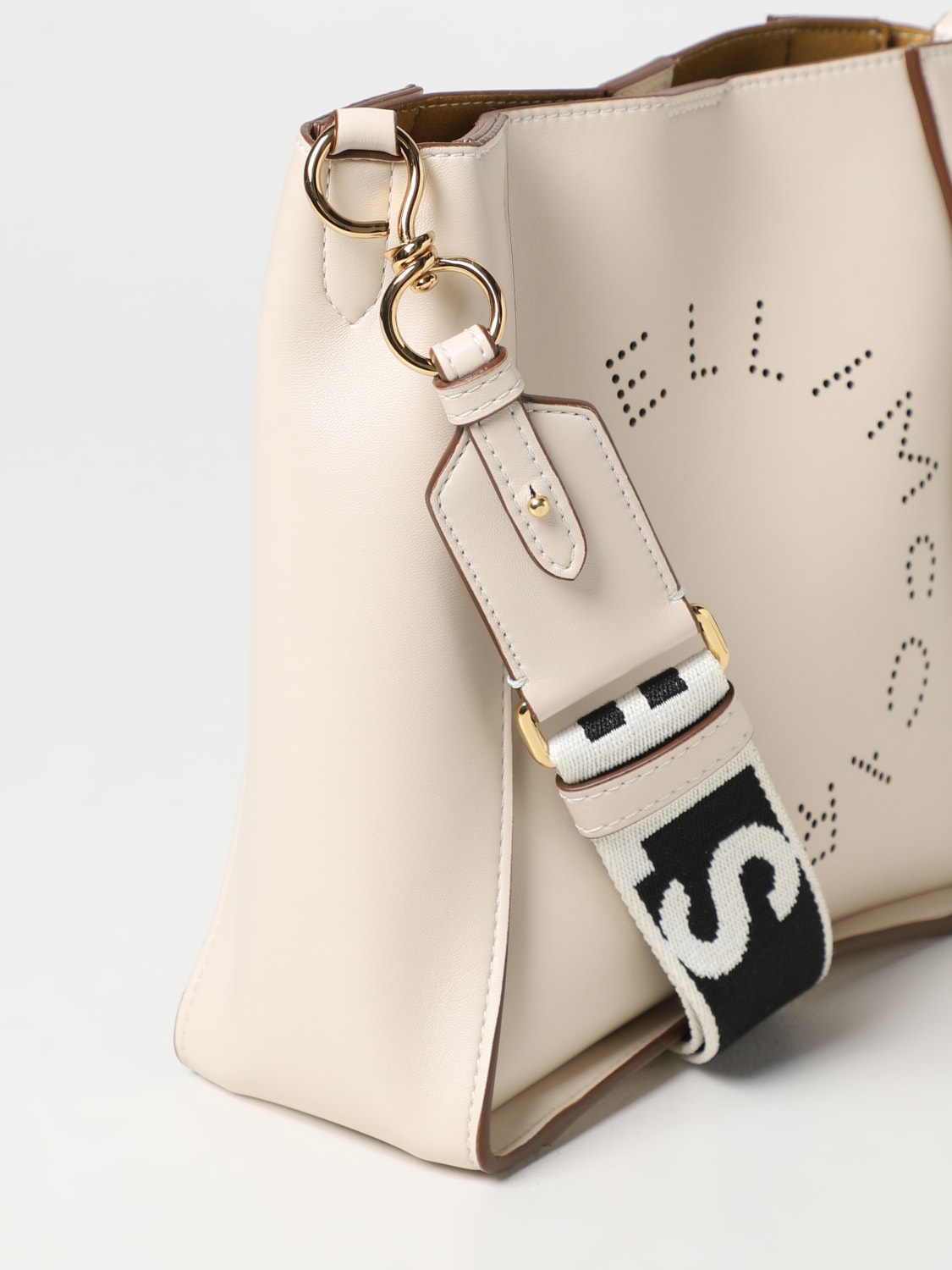 STELLA MCCARTNEY: bag in synthetic leather - White