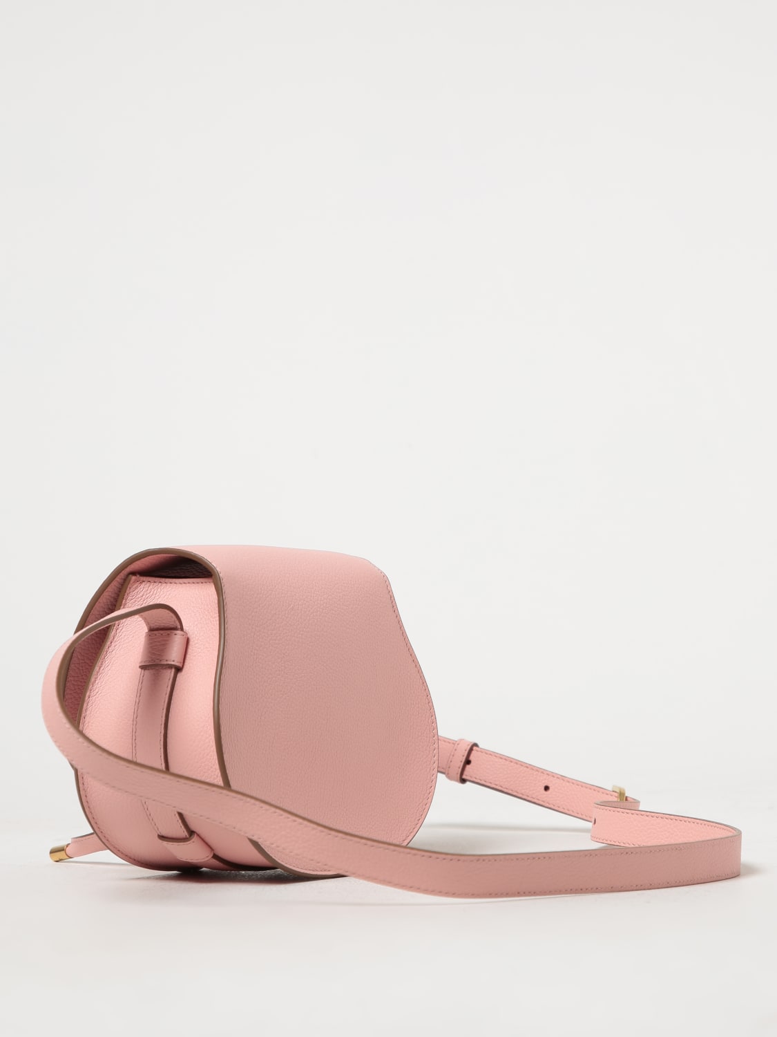 Mini Marcie pink leather bag