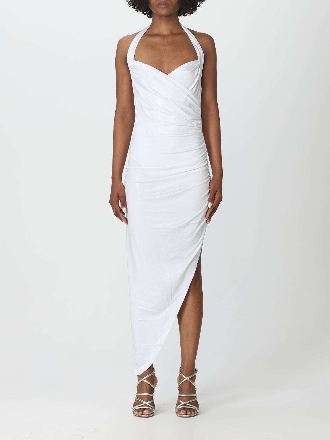NORMA KAMALI: dress for woman - White | Norma Kamali dress ...