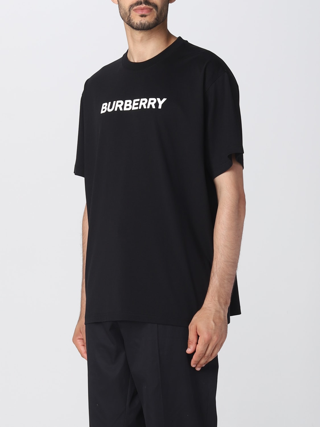 Burberry Cotton Shirt With Logo Detail