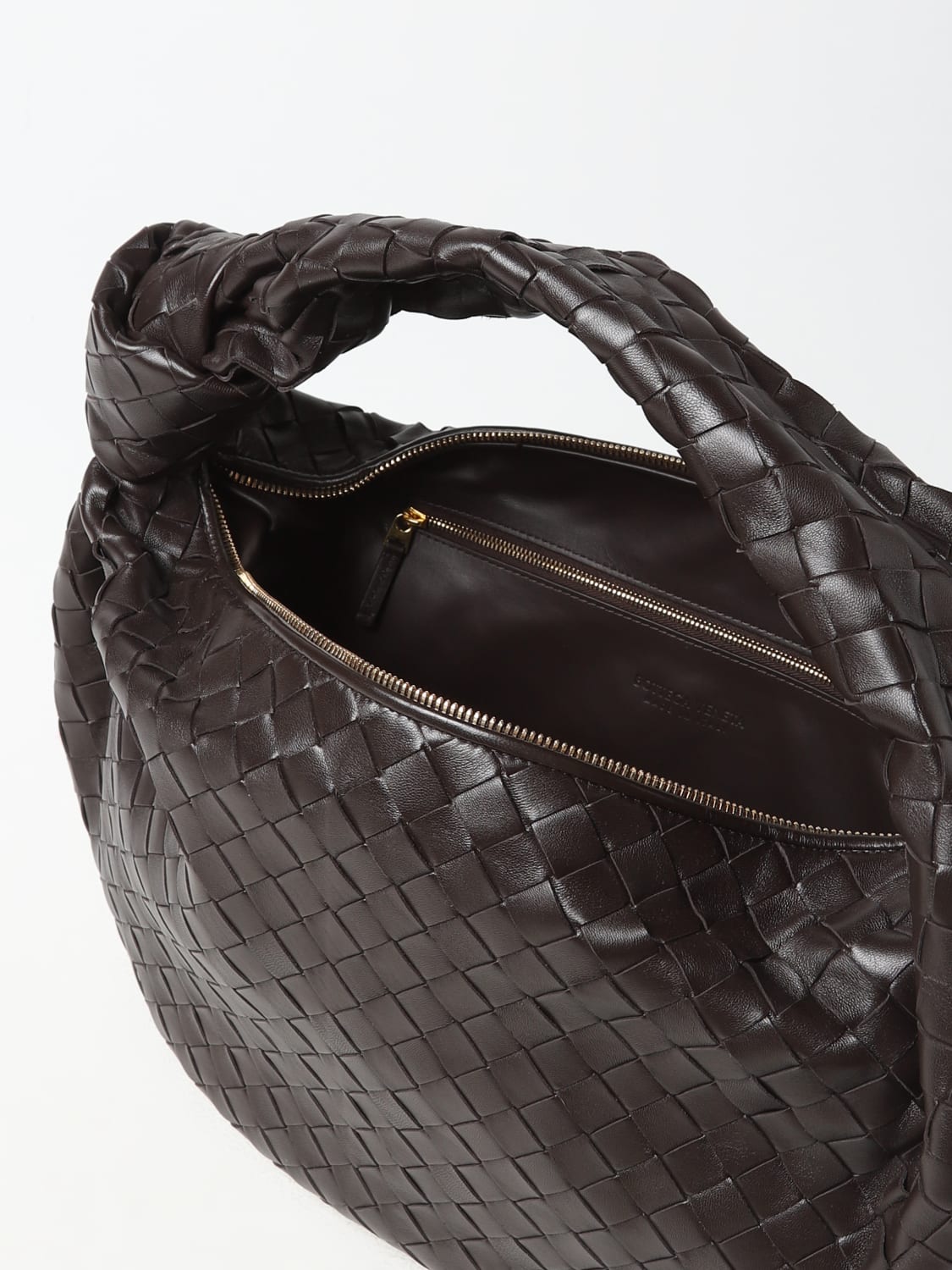 BOTTEGA VENETA: shoulder bag for woman - Brown | Bottega Veneta ...