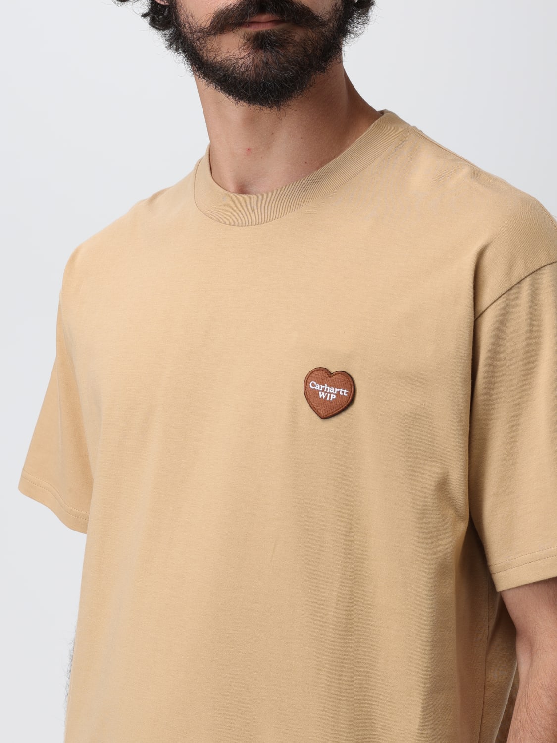 CARHARTT WIP: t-shirt for man - Brown | Carhartt Wip t-shirt I032155 ...