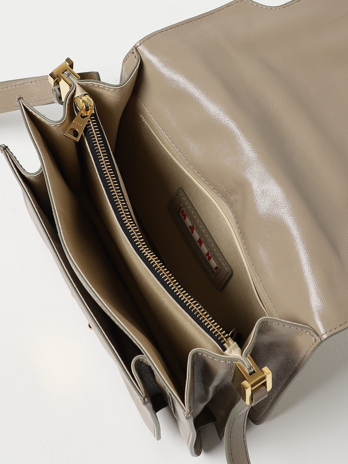 Marni Trunk Soft Leather Shoulder Bag - Farfetch