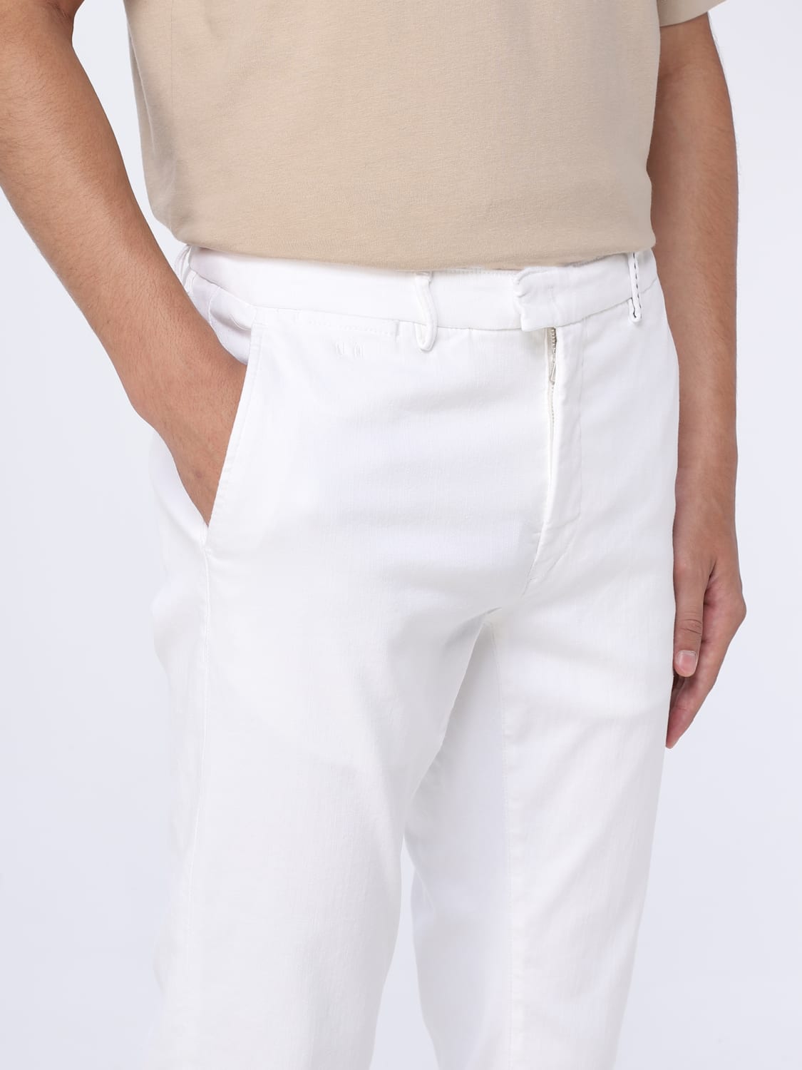 TRAMAROSSA: pants for man - White | Tramarossa pants LUISLI G125 OLD ...