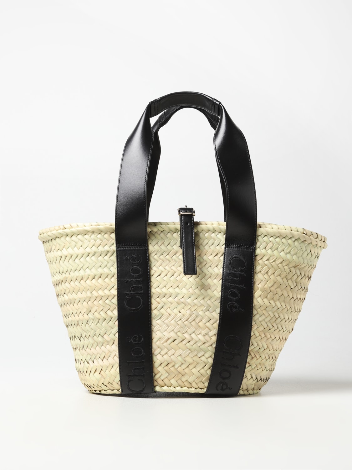 Loewe Women's Small Leather-trimmed Woven Basket Bag - Dark Yellow