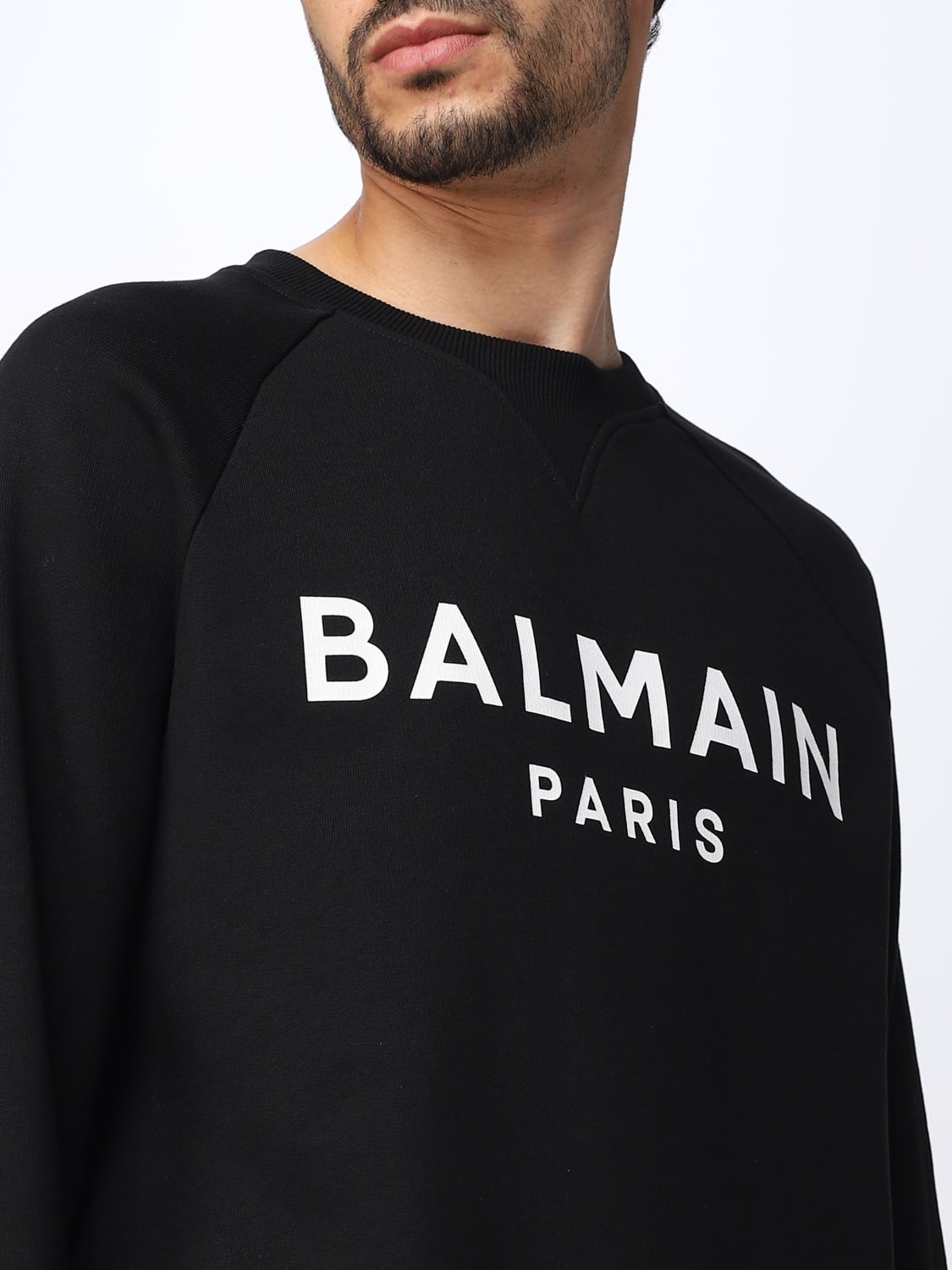 BALMAIN：スウェットシャツ メンズ - ブラック | GIGLIO.COMオンライン