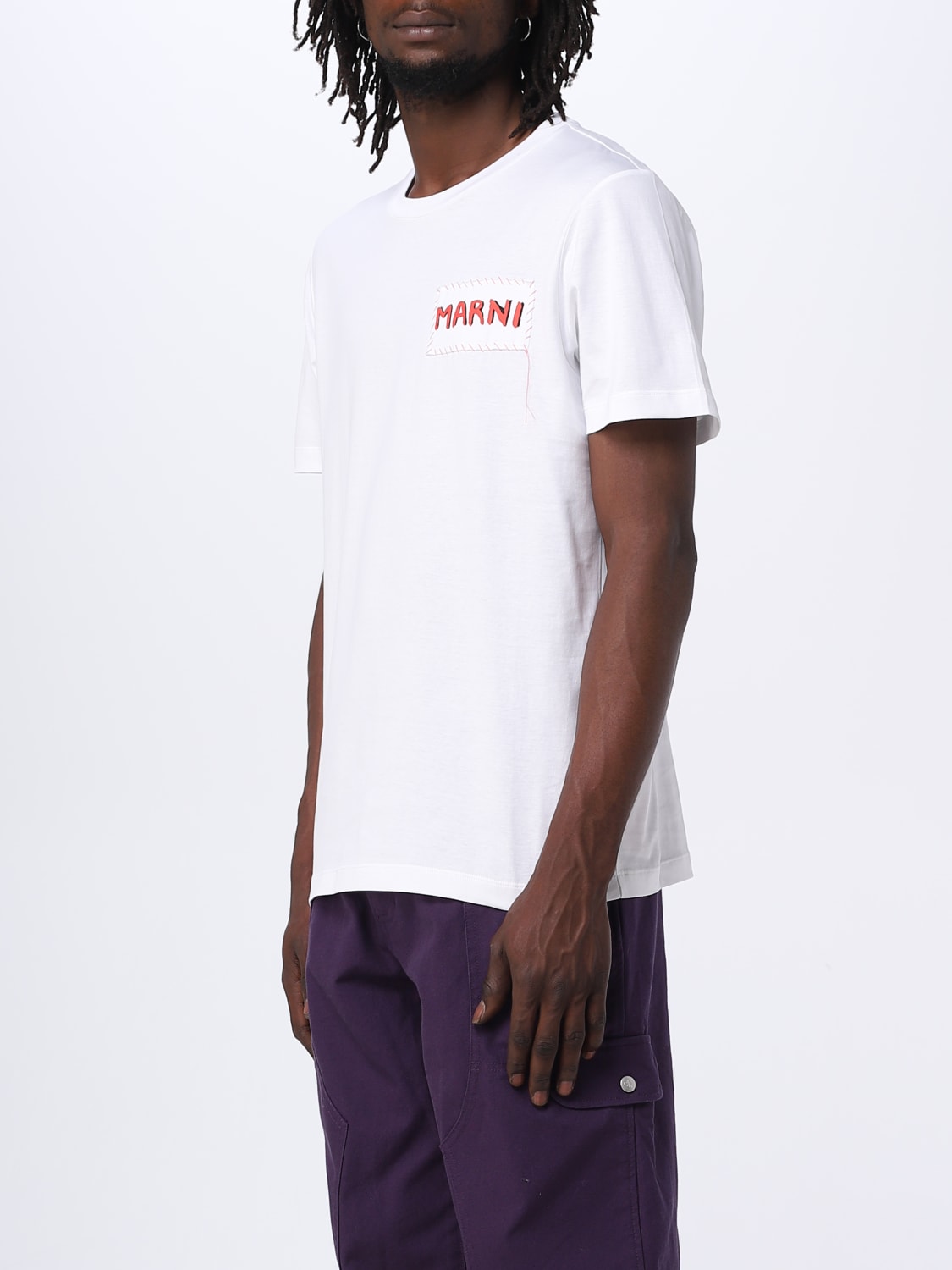 MARNI：Tシャツ メンズ - ホワイト | GIGLIO.COMオンラインのMarni T