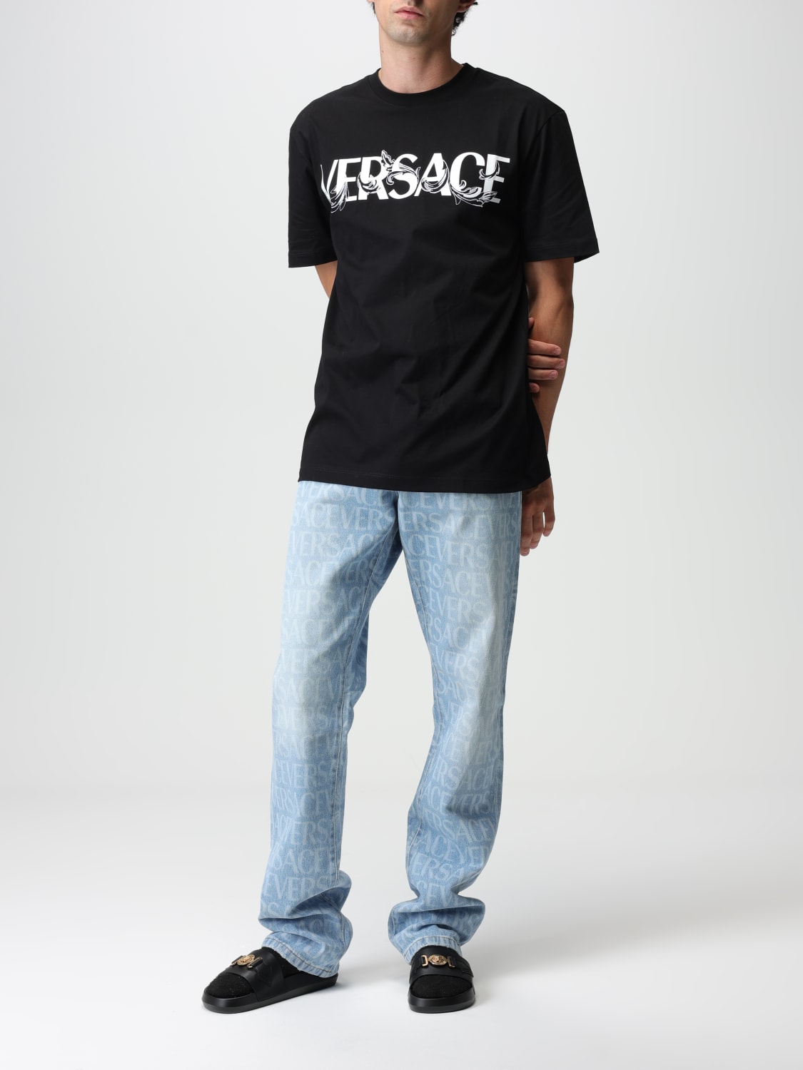 Versace Jeans Men's Baroque Logo T-Shirt