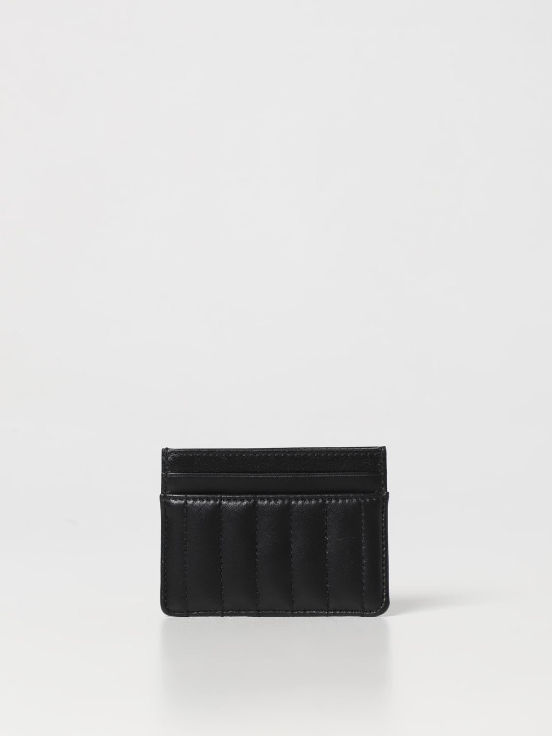 Dark Birch Burberry Wallet in Saffiano Leather