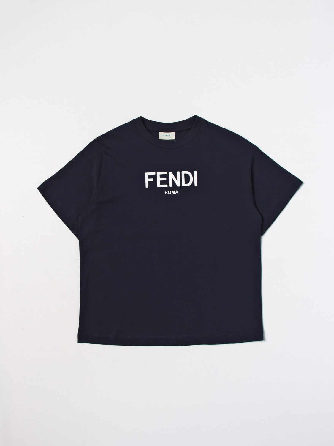 FENDI KIDS：Tシャツ 男の子 - ブルー | GIGLIO.COMオンラインのFendi ...