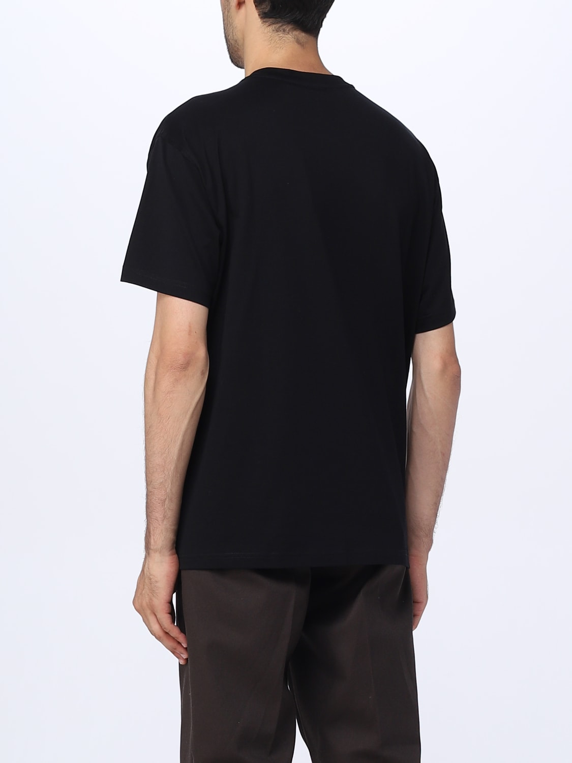 BURBERRY: cotton T-shirt - Black | Burberry t-shirt 8070681 online at ...