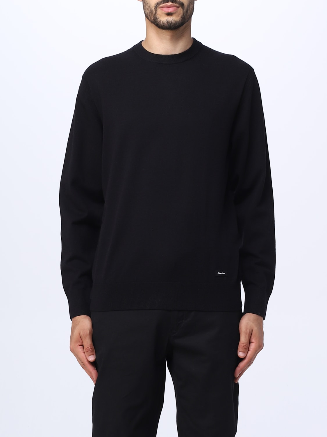 CALVIN KLEIN: sweater for man - Black | Calvin Klein sweater K10K111248 ...