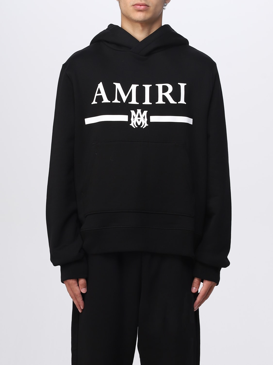 AMIRI：スウェットシャツ メンズ - ブラック | GIGLIO.COMオンラインの ...