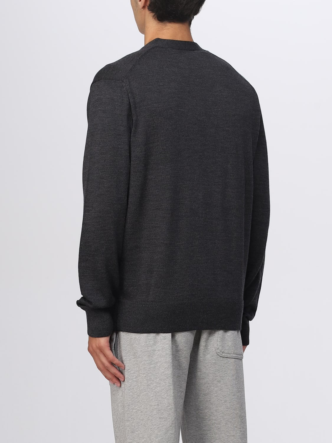 MAISON KITSUNÉ: sweater for man - Grey | Maison Kitsuné sweater ...