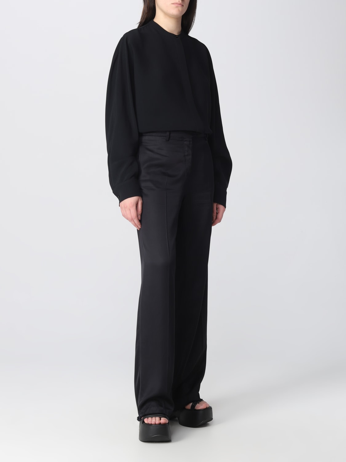 JIL SANDER: shirt for woman - Black | Jil Sander shirt J02DL0133J6514 ...