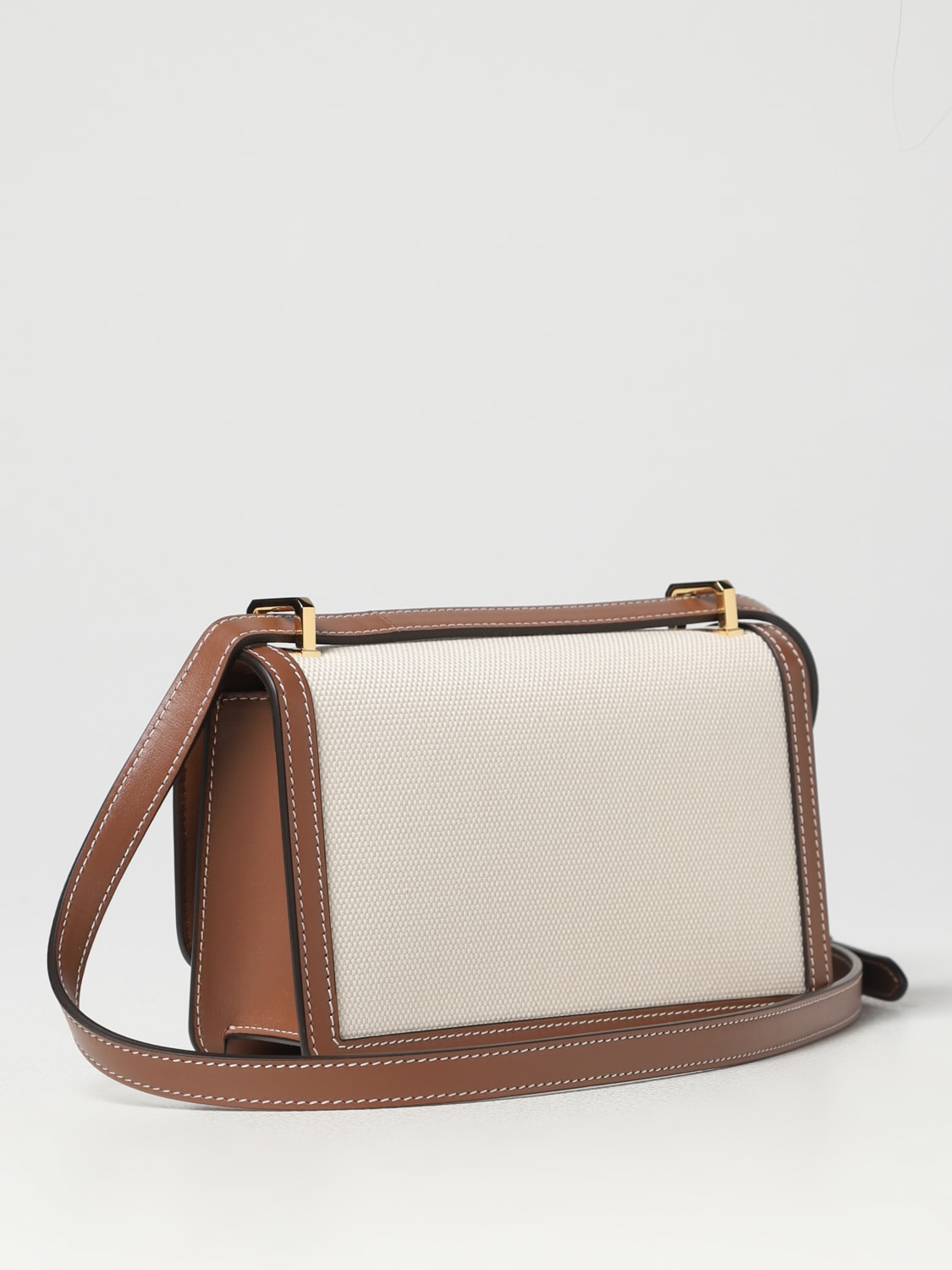 Cloth handbag Burberry Beige in Cloth - 24319741
