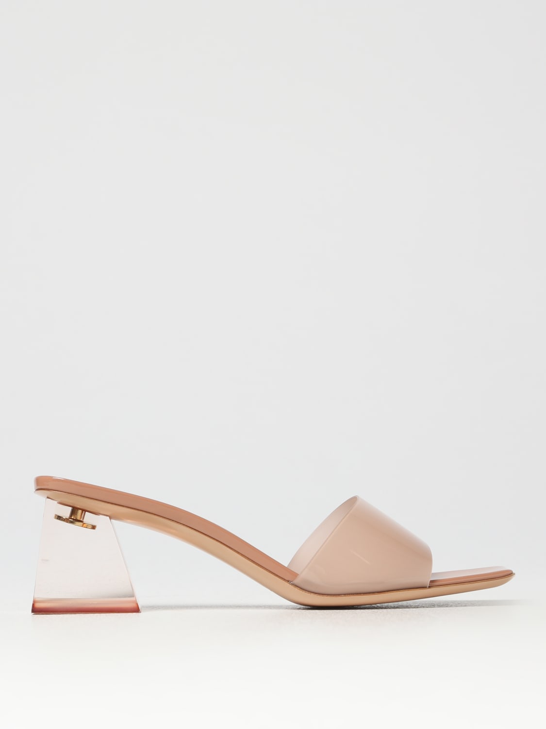 GIANVITO ROSSI: heeled sandals for woman - Pink | Gianvito Rossi heeled ...