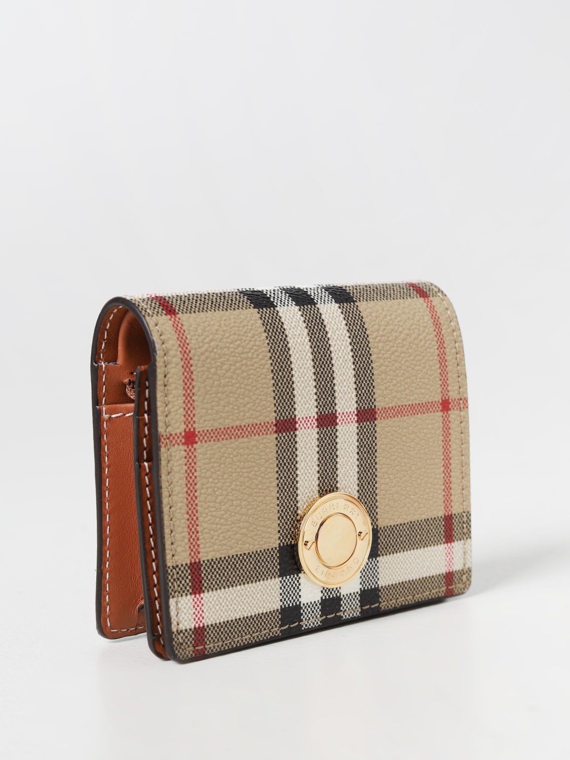 Burberry Vintage Check and Leather Coin Case