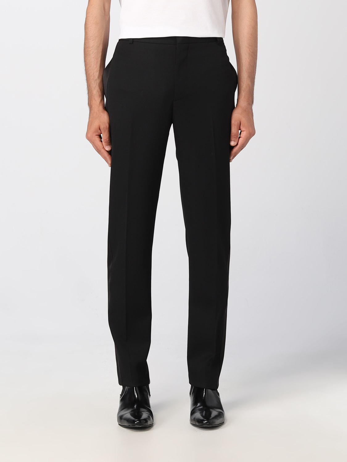 ALEXANDER MCQUEEN: pants for man - Black | Alexander Mcqueen pants ...