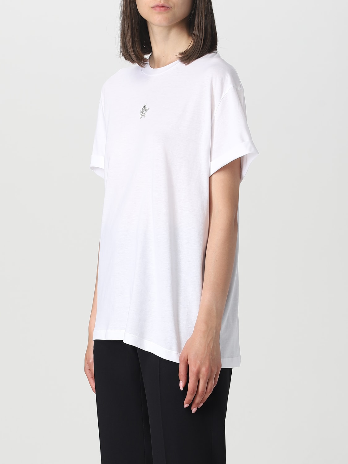 STELLA MCCARTNEY：Tシャツ レディース - ホワイト | GIGLIO.COM