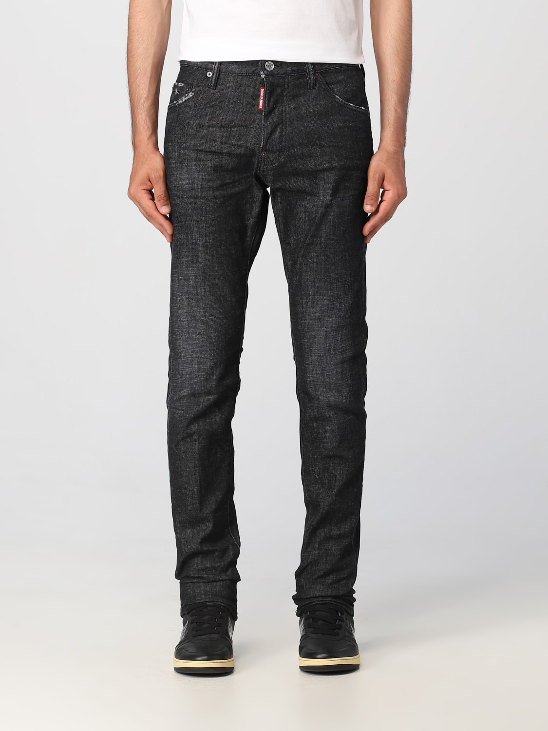DSQUARED2: jeans for man - Black | Dsquared2 jeans S74LB1227S30357 ...