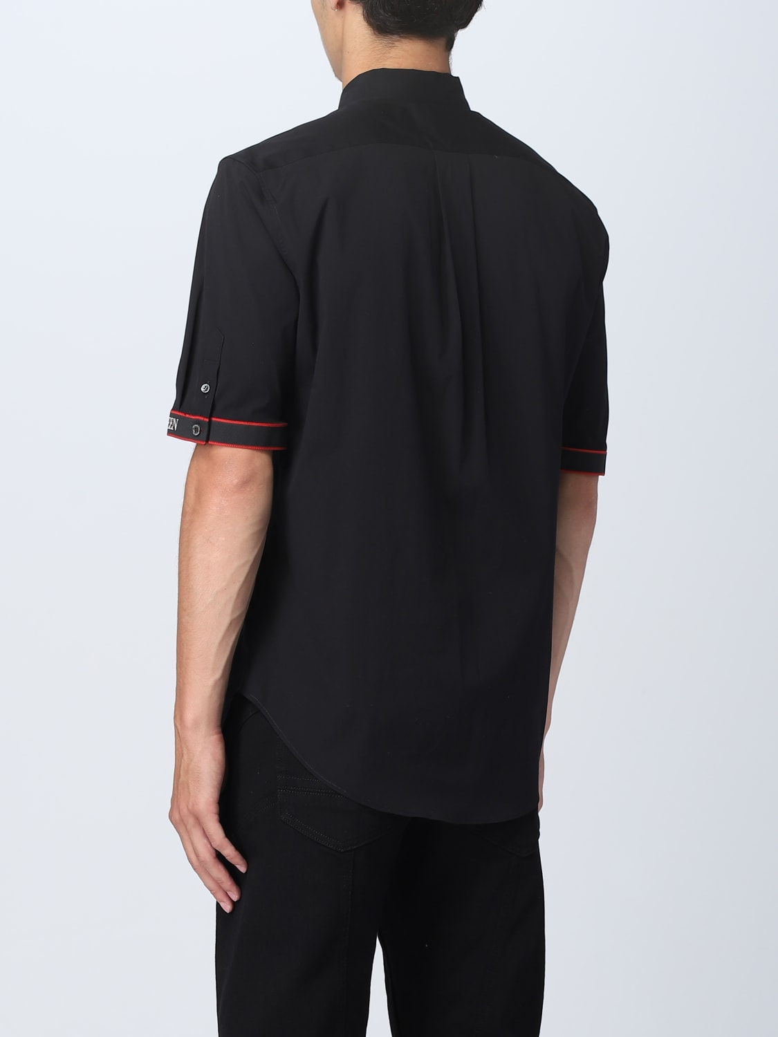 ALEXANDER MCQUEEN: shirt for man - Black | Alexander Mcqueen shirt ...