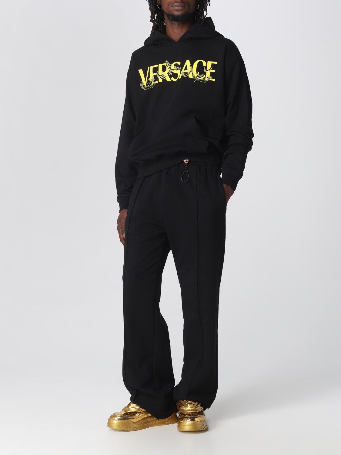 VERSACE：スウェットシャツ メンズ - ブラック | GIGLIO.COMオンライン